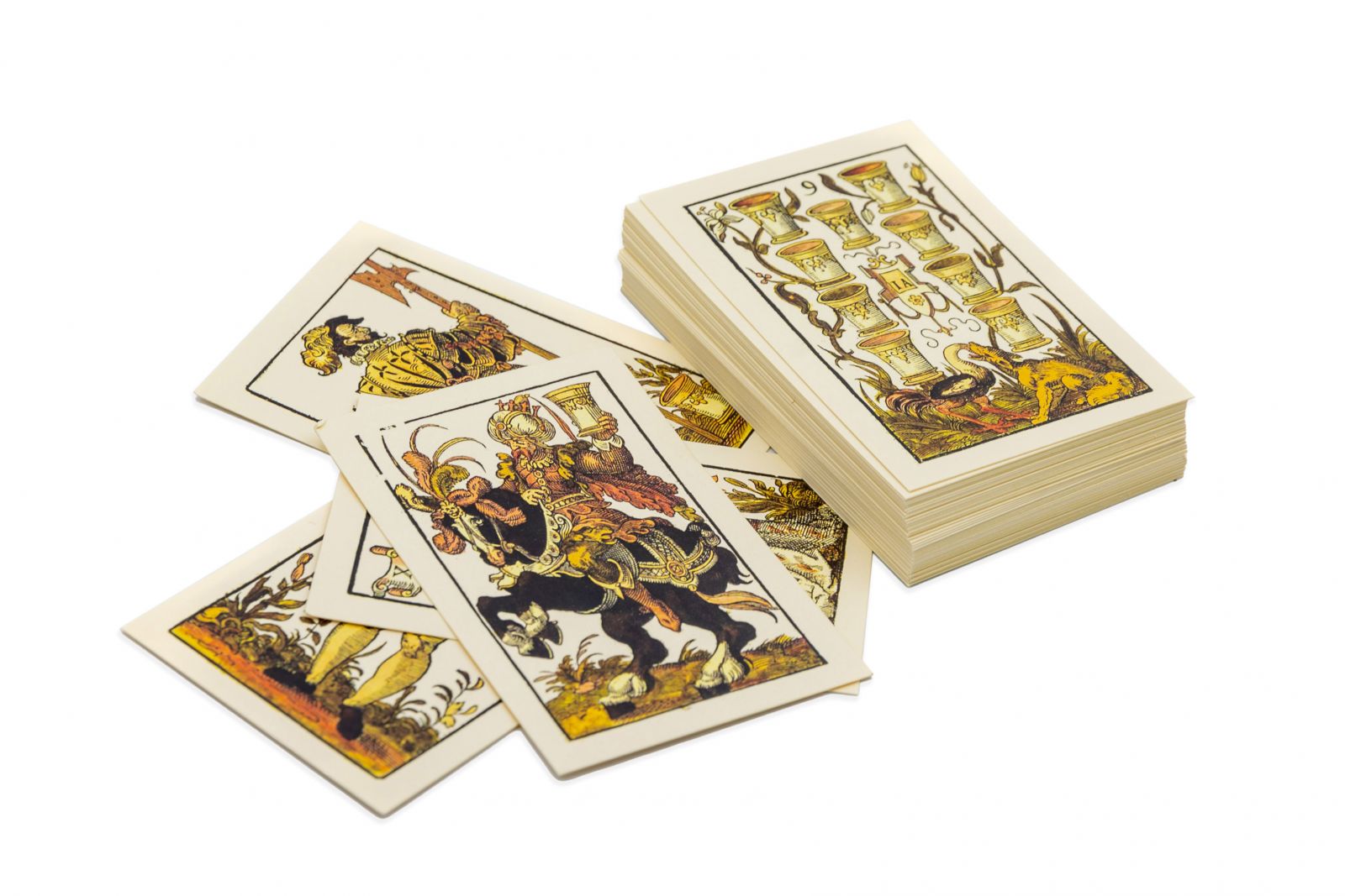 hrací karty německého typu - 16. stol.